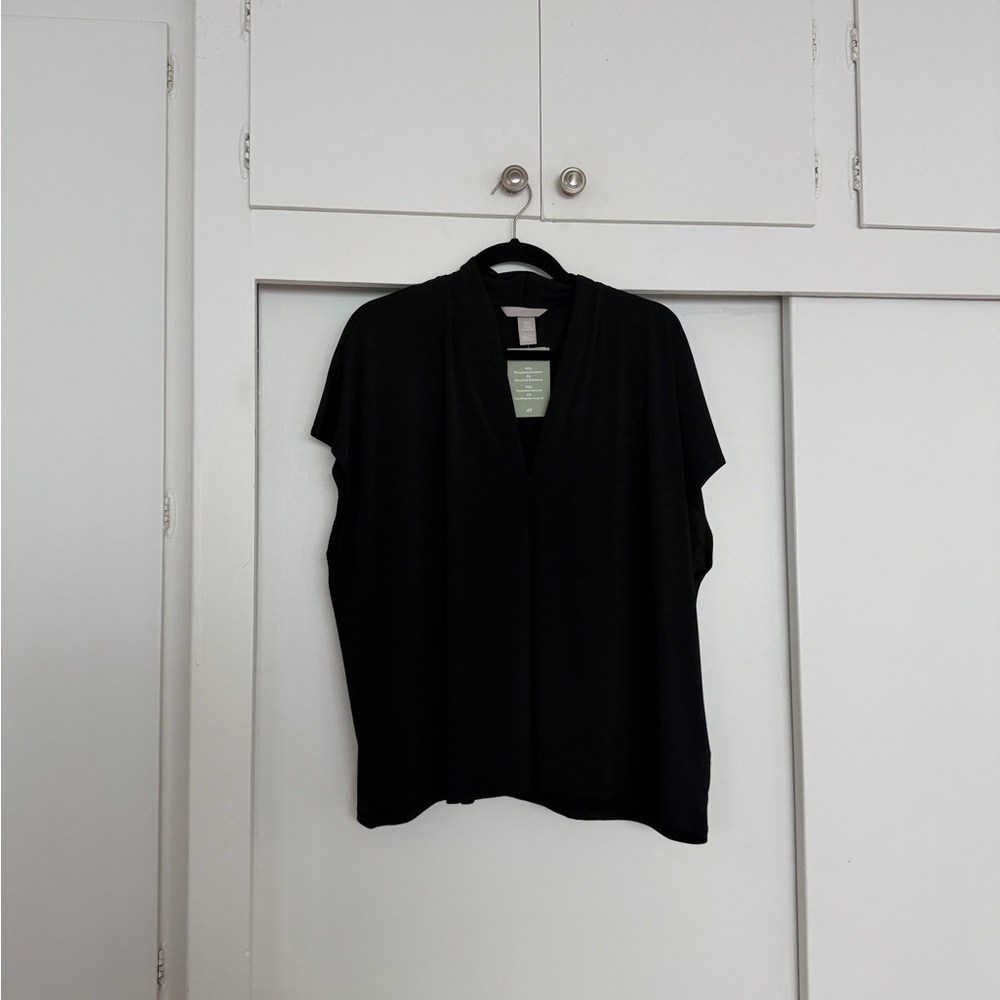 H&M Classic Black Blouse